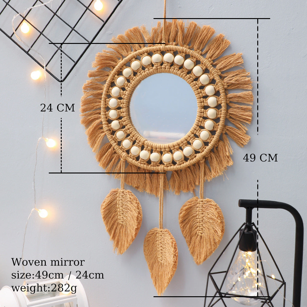Ins Nordic Makeup Mirror Home Decoration Wall Hanging - My Store
