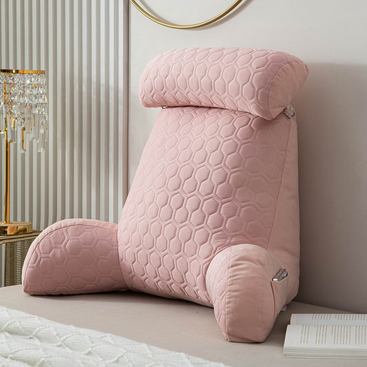 Cool Silk Armrest Cushion Lumbar Support Pillows - My Store