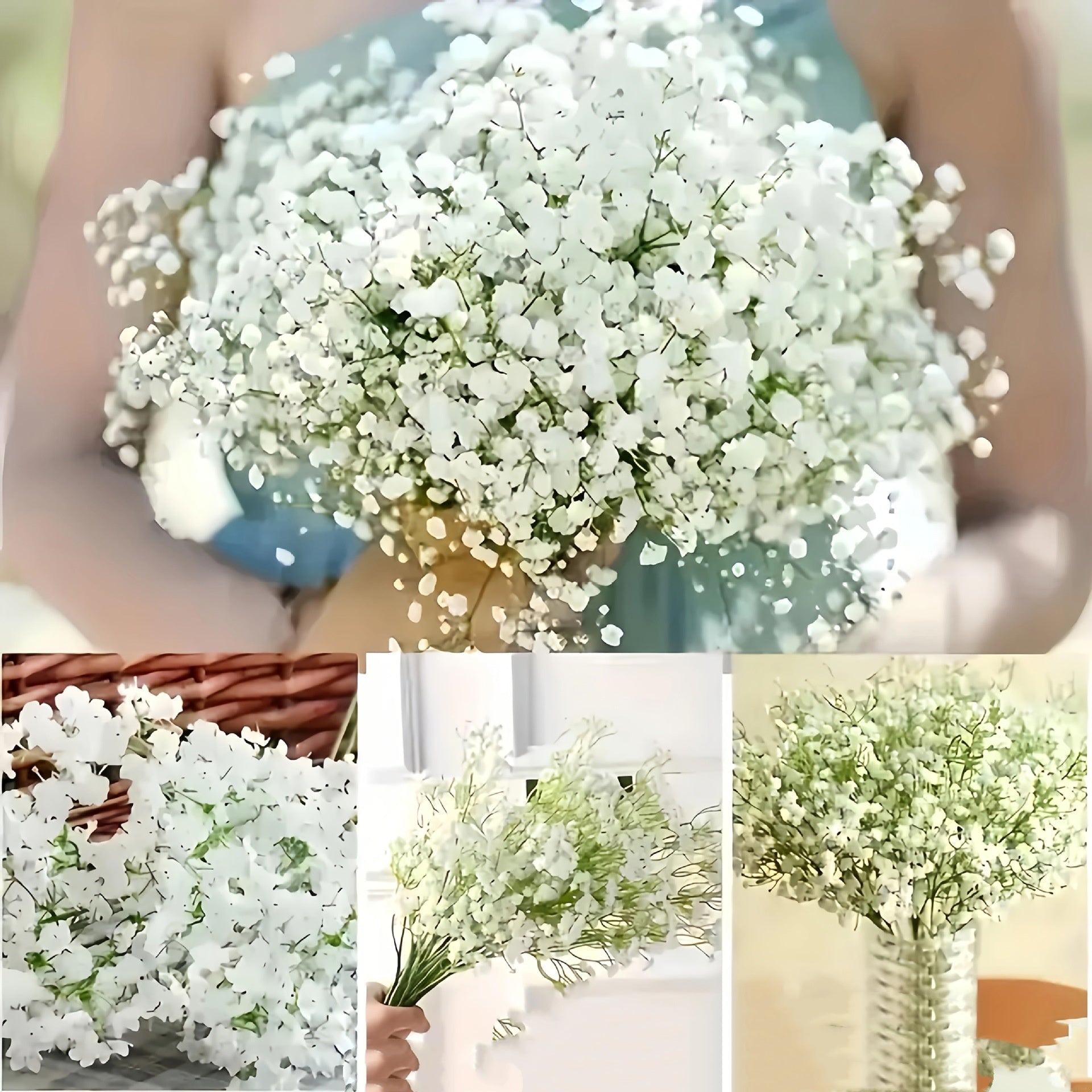Artificial Simulation Starry Plastic Flowers Bouquet - My Store