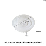 Striped Candle Holder Aroma Candle Holder Silicone Mold - My Store