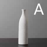 Creative Ornaments Of Dried Flowers In Ceramic Vases - My Store