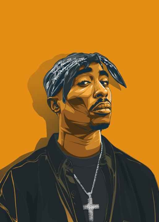 Graffiti Art Portrait Abstract Rapper Wall Art Poster