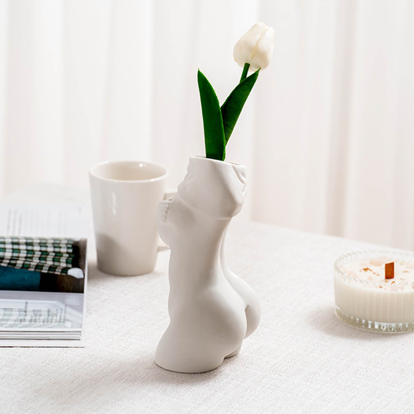 Decorative Art Ornaments Of Human Ceramic Vases - My Store