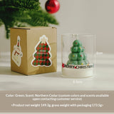 Santa Claus-themed Glass Holders Soy Wax Candles - My Store