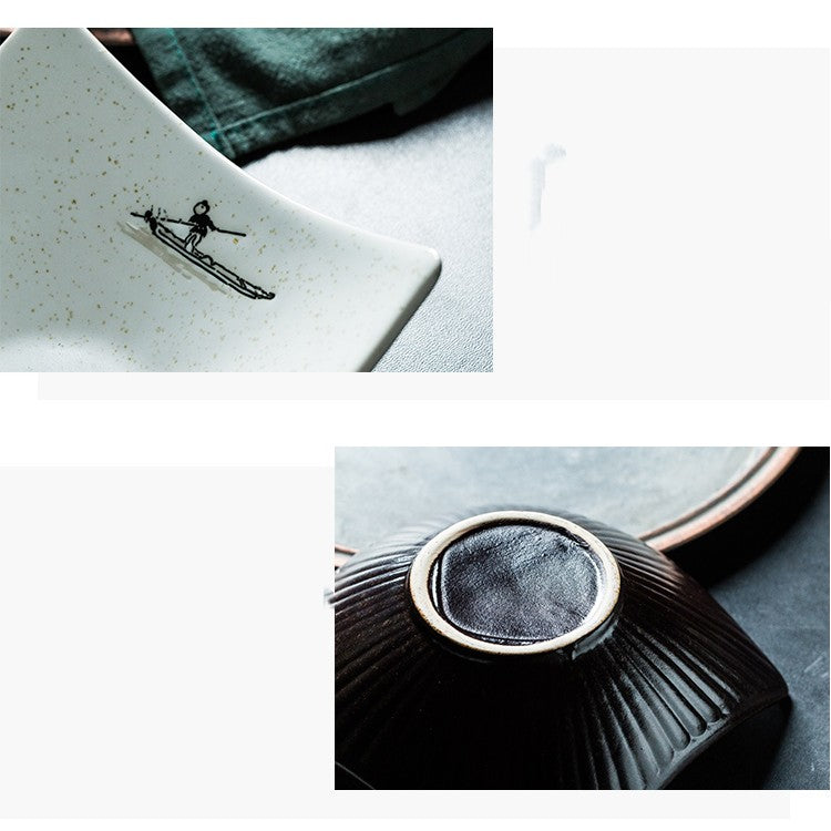Creative And Minimalist Japanese Ceramic Plates - My Store