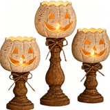 Pumpkin Tealight Candle Holder Set Pumpkin Scented Candle Holder Set - My Store