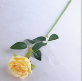 Artificial Rose Single Raw Silk Fake Flower Artificial Flowers - My Store
