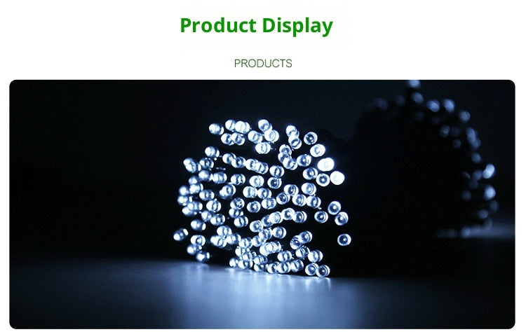 Solar Outdoor LED Color Light String Outdoor Rainproof - My Store