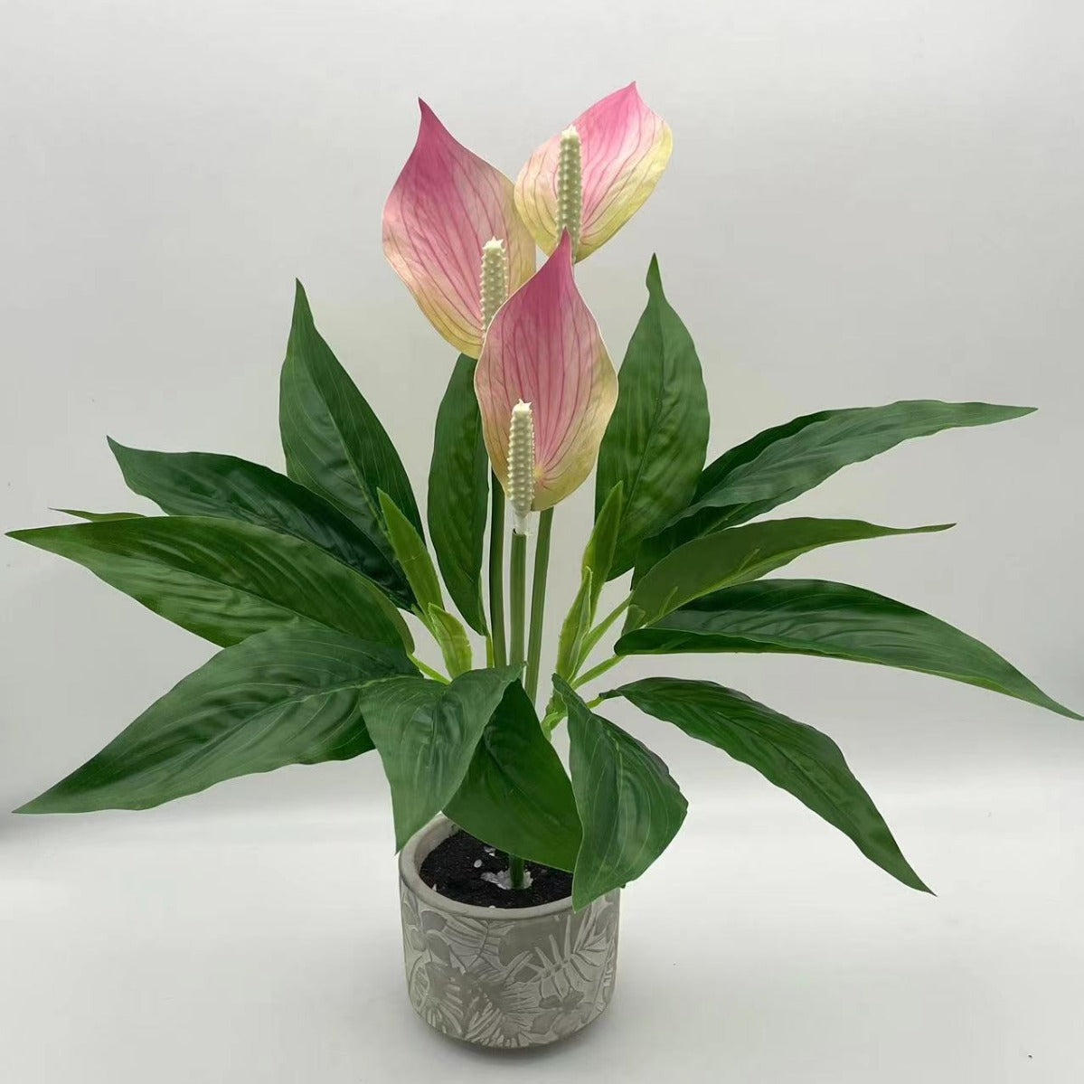 Simulation Green Plant Potted Artificial Flowers - My Store