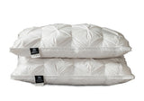 A Pair Of Feather Pillows And White Goose Single Neck Guards - My Store