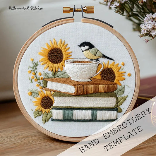 New Embroidery Bird Sunflower Series Material Package - My Store