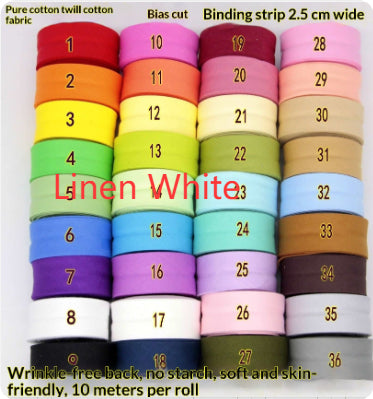 25 Cm Hand-woven Twill Binding Strip For Bed Sheets - My Store