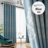 Ready-made Blackout Curtains Thickened Sun-blocking Fabric No Drilling Required Fully Hook-compatible - My Store