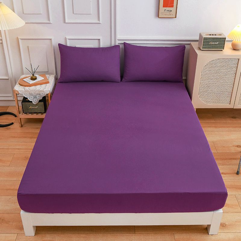 Students Cotton Bed Sheets Fitted Sheet Pillow Case - My Store