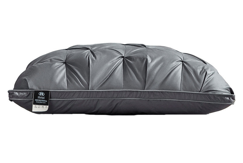A Pair Of Feather Pillows And White Goose Single Neck Guards - My Store