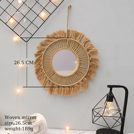 Ins Nordic Makeup Mirror Home Decoration Wall Hanging - My Store
