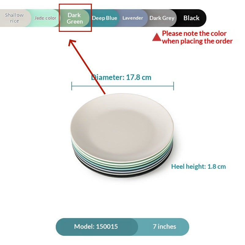 Creative Commercial Plastic Round Dinner Plates - My Store