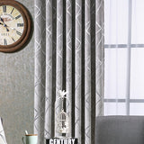 Solid Color Simple Modern Light Luxury Living Room Chenille Blackout Curtains - My Store