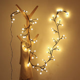 Low Pressure Branch Rattan String Warm Light - My Store