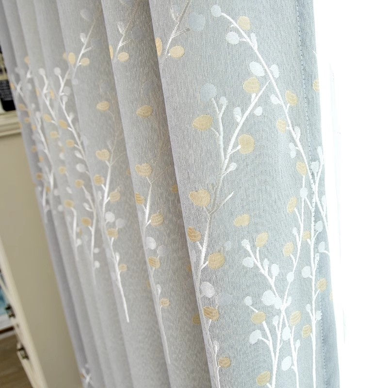 Ready-made Blackout Curtains Thickened Sun-blocking Fabric No Drilling Required Fully Hook-compatible - My Store