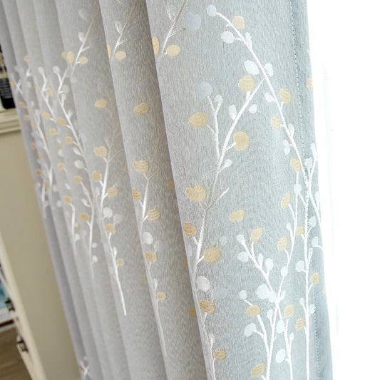Ready-made Blackout Curtains Thickened Sun-blocking Fabric No Drilling Required Fully Hook-compatible - My Store