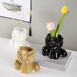 Home Decor Ceramic Vases Flower Vase Sculpture Crafts - My Store