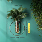 Vase Decoration Wall-mounted Hydroponic Flowerpot Hanging Wall Hanging - My Store