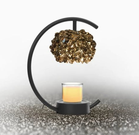 Wrought-iron Aromatherapy Wax Melter Scented Oil Candle Warmer Bedroom Ambiance Table Lamp - My Store