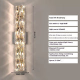 Crystal Wall Lamp Living Room Bedroom Stair Wall Lamp - My Store