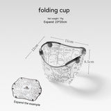Outdoor Folding Bowls, Tableware, Portable Travel Plates - My Store