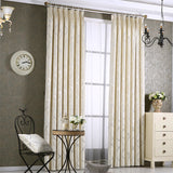 Solid Color Simple Modern Light Luxury Living Room Chenille Blackout Curtains - My Store