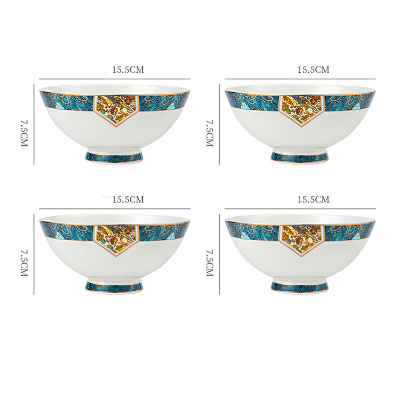 Dinner Plates Ceramic Steak Plate Web Porcelain - My Store