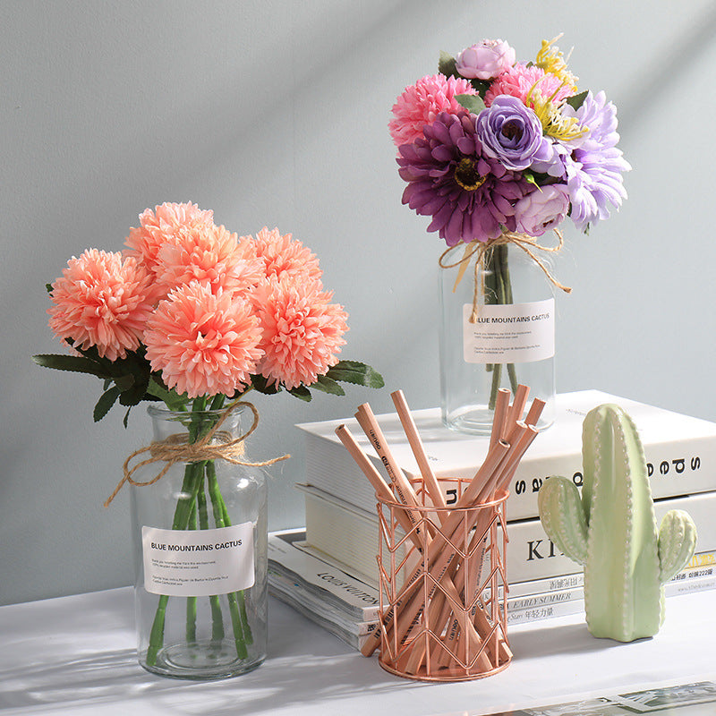 Living Room Handmade Plastic Artificial Flowers - My Store