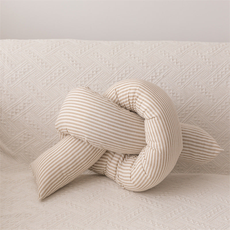 Cotton And Linen Striped Cushion Seriescoordinating Throw Pillows For Your Home Sofa - My Store