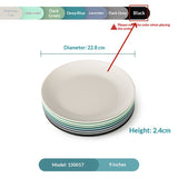 Creative Commercial Plastic Round Dinner Plates - My Store