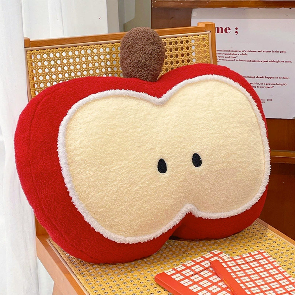 Fruit Shaped Pillows Lovely Cartoon Fruit Seat Cushion Adorable Lumbar Spine Waist Supporter Cartoon Comfortable Stuffed Fruit Pillows For Kids - My Store