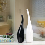 Nordic Gold Plating Ceramic Vases Model Room Home Decor - My Store