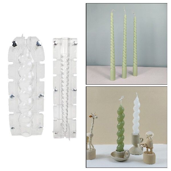 Plastic Candle Mold for Candle Making - Taper Candle Mould - My Store