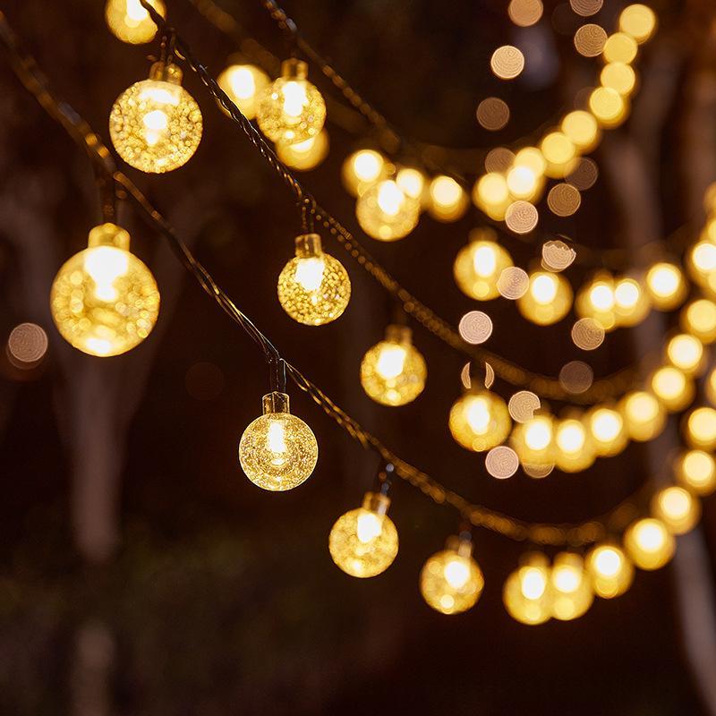 Christmas LED Solar-Powered Patio Light String - My Store