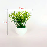 Artificial Green Plants Potted Artificial Flowers Small Ornaments - My Store