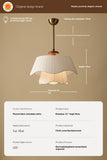 Cream Style Chandelier Internet Celebrity Living Room Dining Room Bedroom Lamps - My Store
