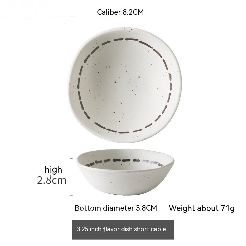 Japanese Textured Tableware And Household Plates - My Store