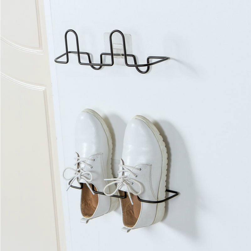 Shoe Rack Hanging Rack Adhesive Wall Hanging Shoe Rack Stereo Wall - My Store