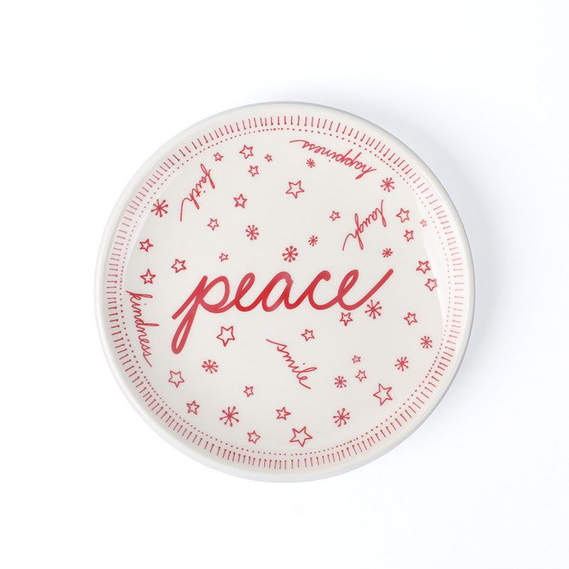 Christmas Series Of Ceramic Tableware Plates - My Store
