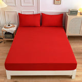 Students Cotton Bed Sheets Fitted Sheet Pillow Case - My Store