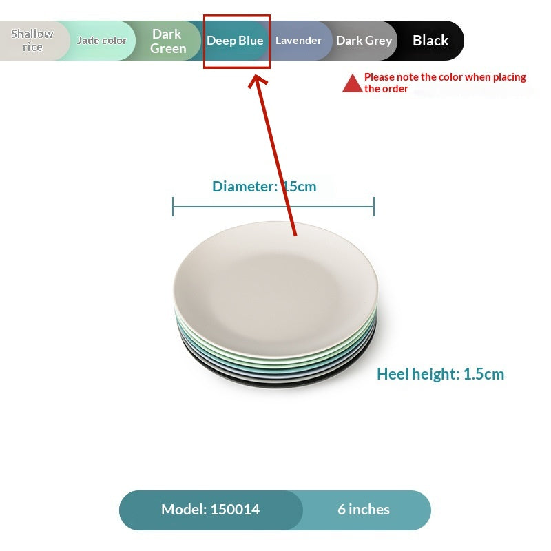 Creative Commercial Plastic Round Dinner Plates - My Store