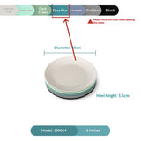 Creative Commercial Plastic Round Dinner Plates - My Store