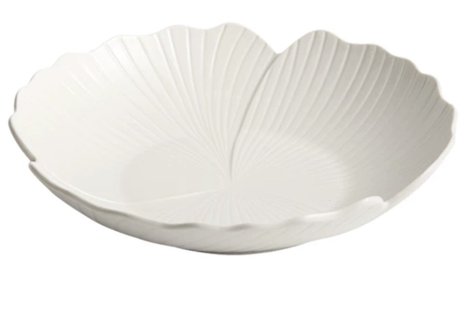 Ceramic Advanced White Deep Plates Dessert Plate - My Store