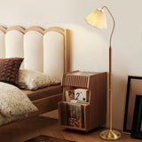 Solid Wood Floor Lamp Sofa Side Vertical Table Lamp - My Store