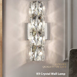 Crystal Wall Lamp Living Room Bedroom Stair Wall Lamp - My Store
